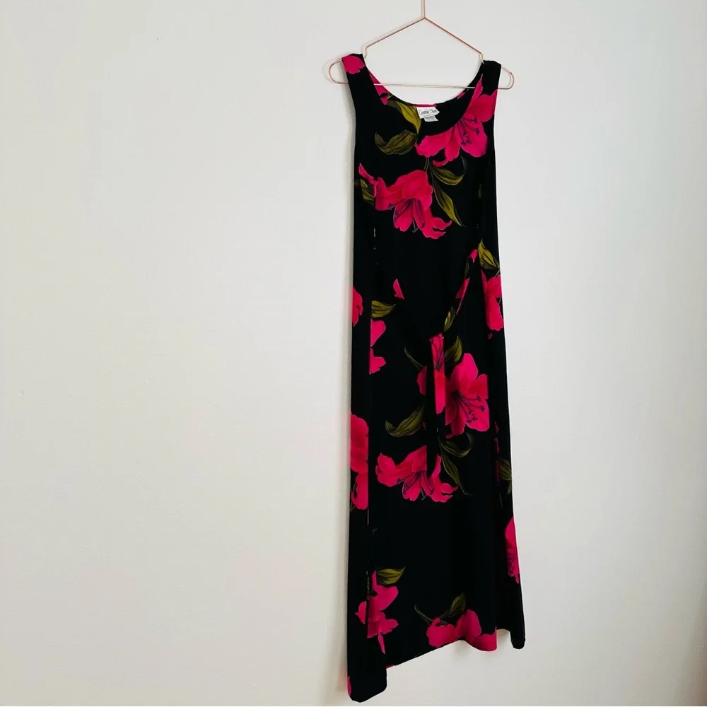 Vintage Connie Choi floral slip on lightweight midi dress - Picture 8 of 10